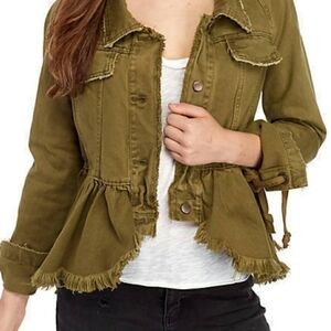 FREE PEOPLE Willow denim jacket NWT